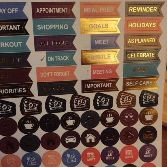 BNIW Calendar / Organizer Stickers -4 packs - Picture 4 of 5